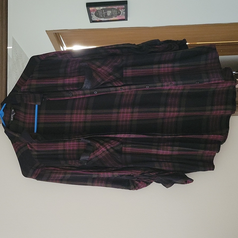 Express Flannel top